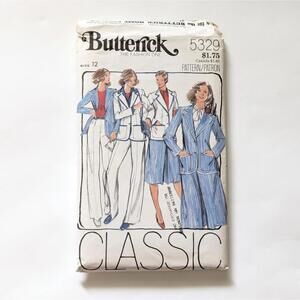 1970s Vintage Butterick 5329 Sewing Pattern - Misses Jacket - Skirt - Pants